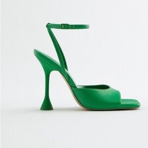 Zara Elegant Green Women's Heels